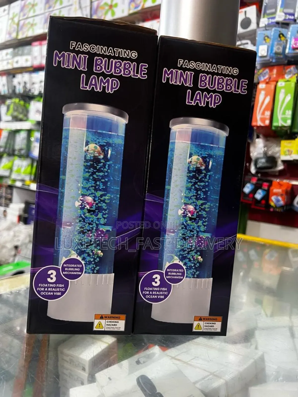 Decorative Mini Bubble Fish Lamps for Office and Home Decor