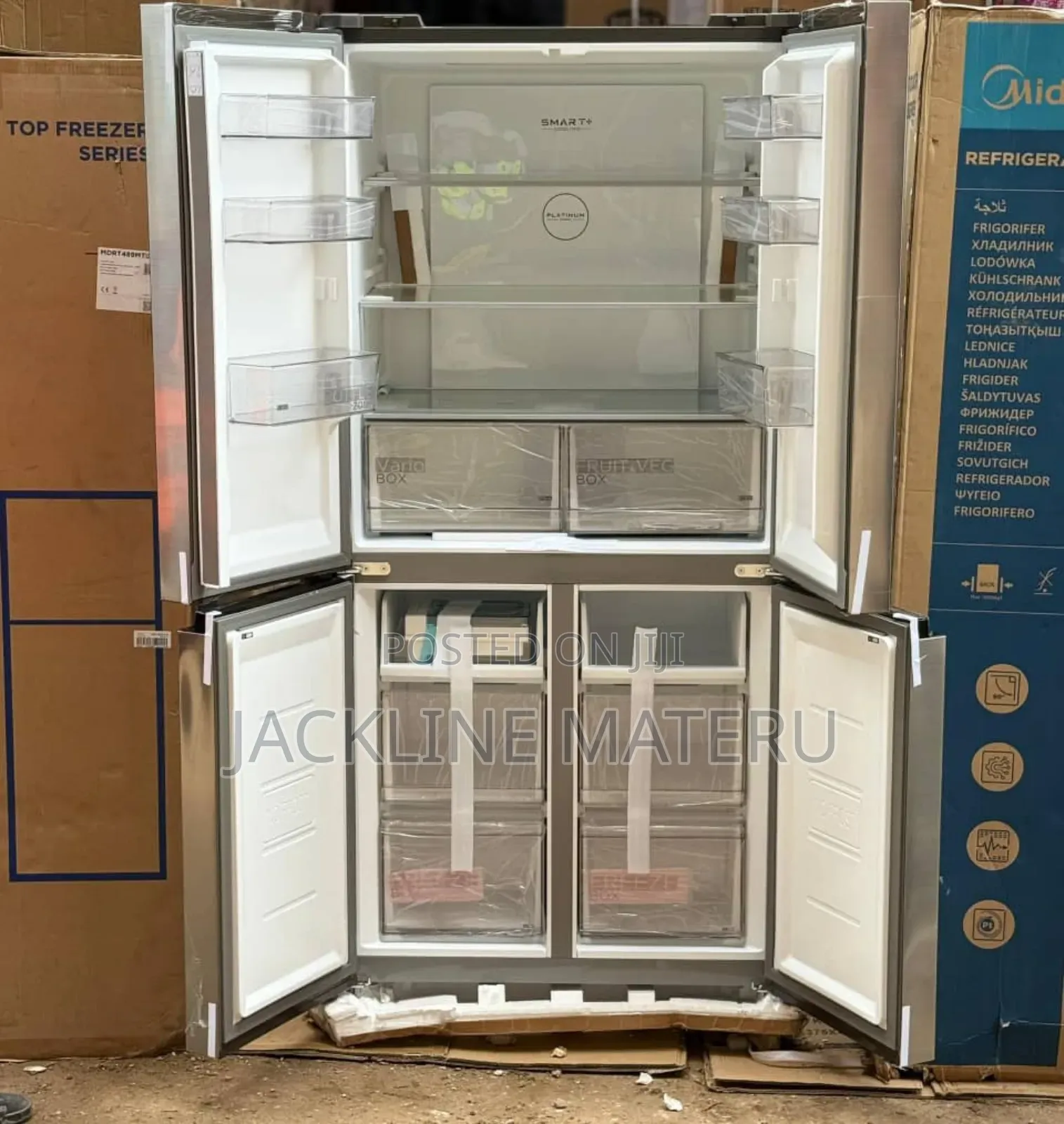 Midea Fridge 474ltr French Doors 10years Warranty
