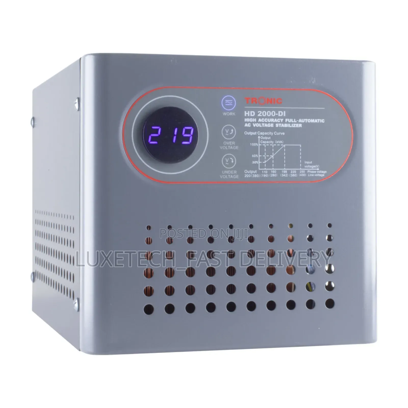 Tronic Single Phase Stabilizer 2kv Hs Range 2000w