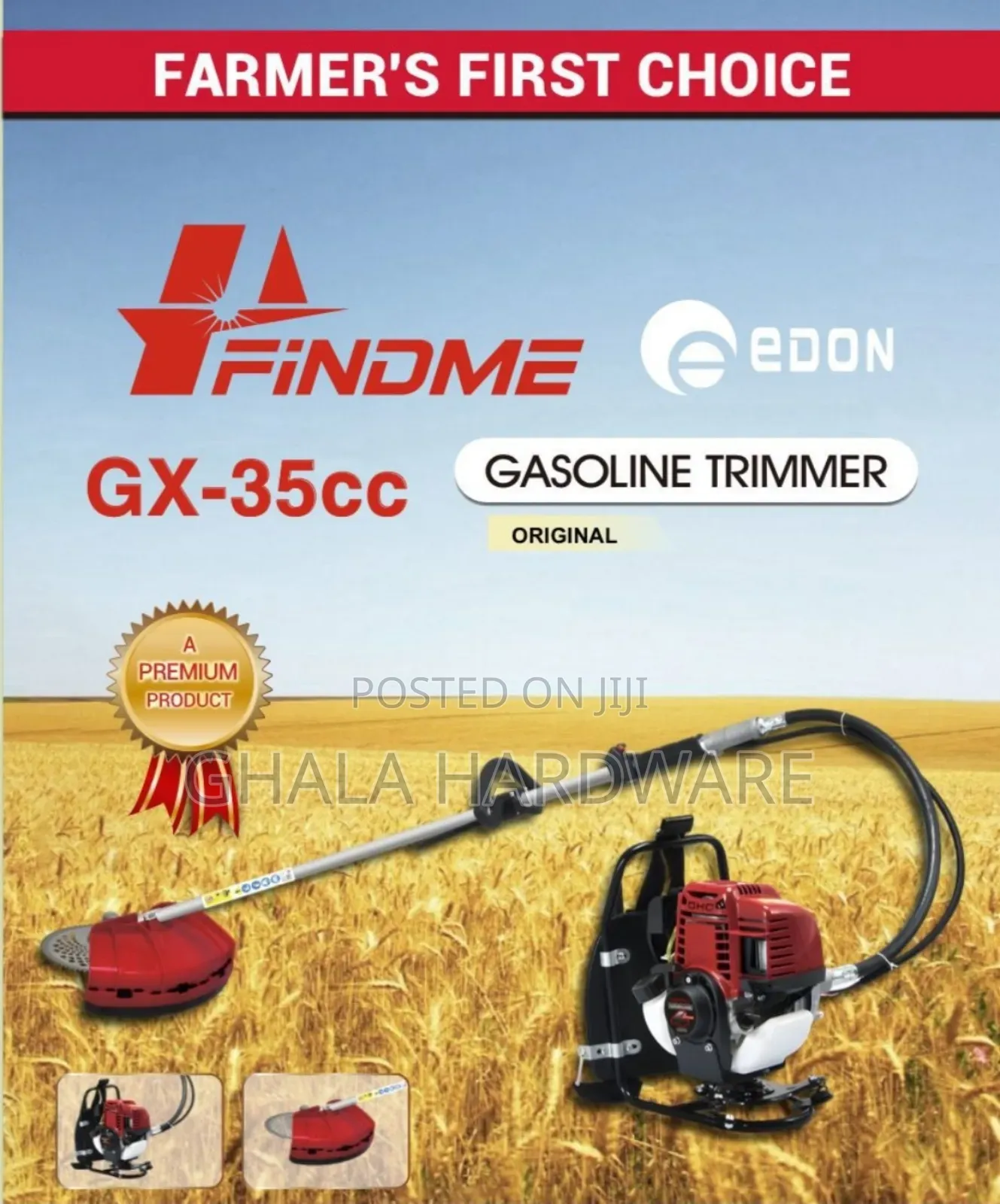 Edon-Findme Grass Cutter 4 Storke Begpack