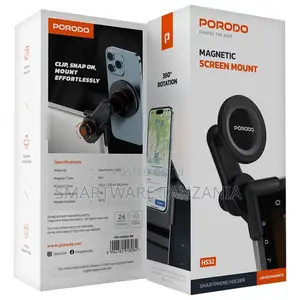 Porodo Magnetic Screen Mount - Black