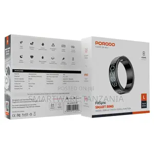 Porodo Fitsync Smart Ring Sleep, Fitness, Nutrition, Stress