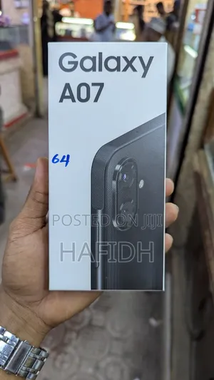 New Samsung Galaxy A07 4G 64 GB Black