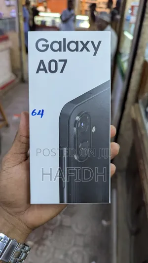 New Samsung Galaxy A07 4G 64 GB Black