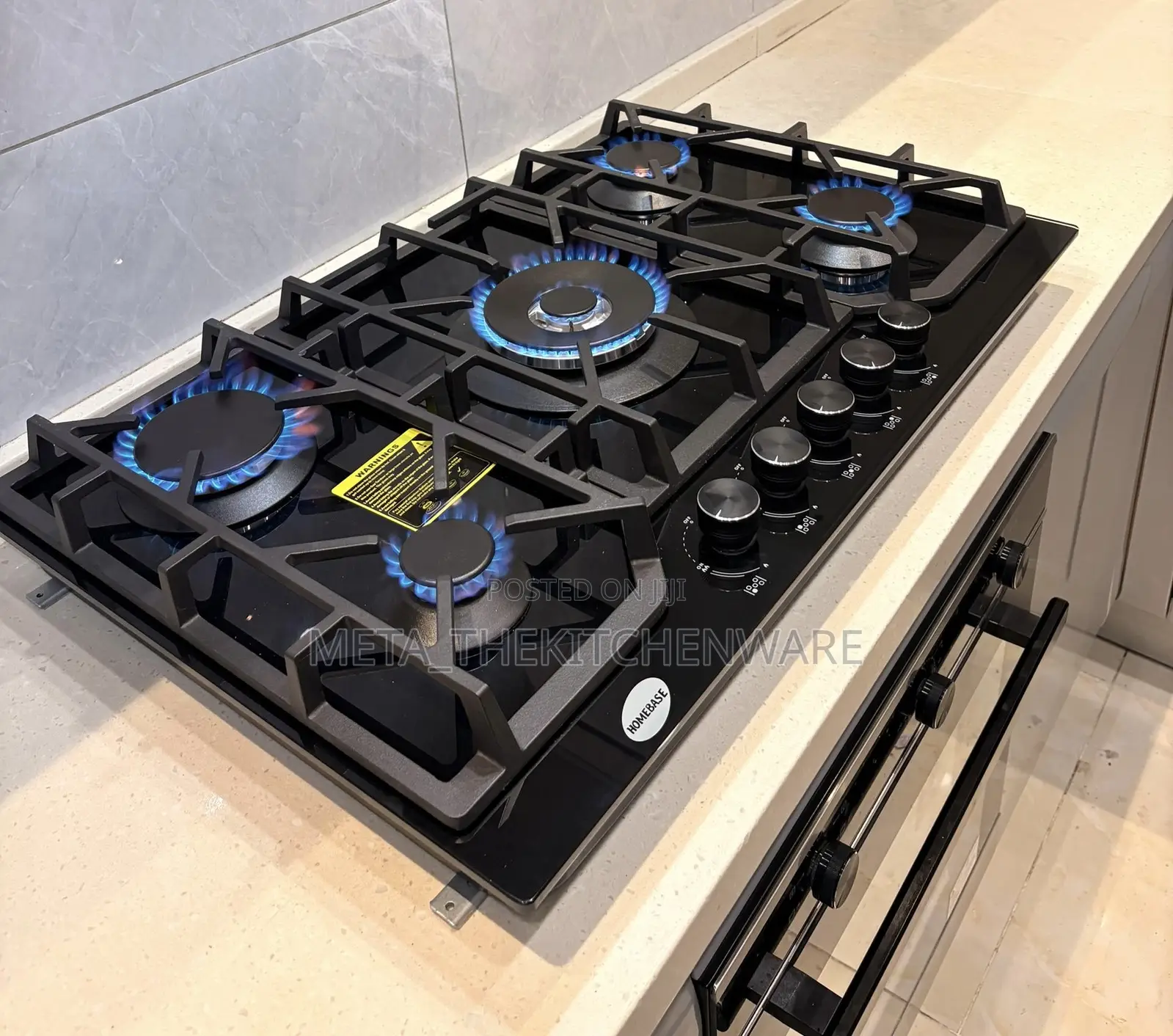 Homebase Cooktop 5 Gas Plate