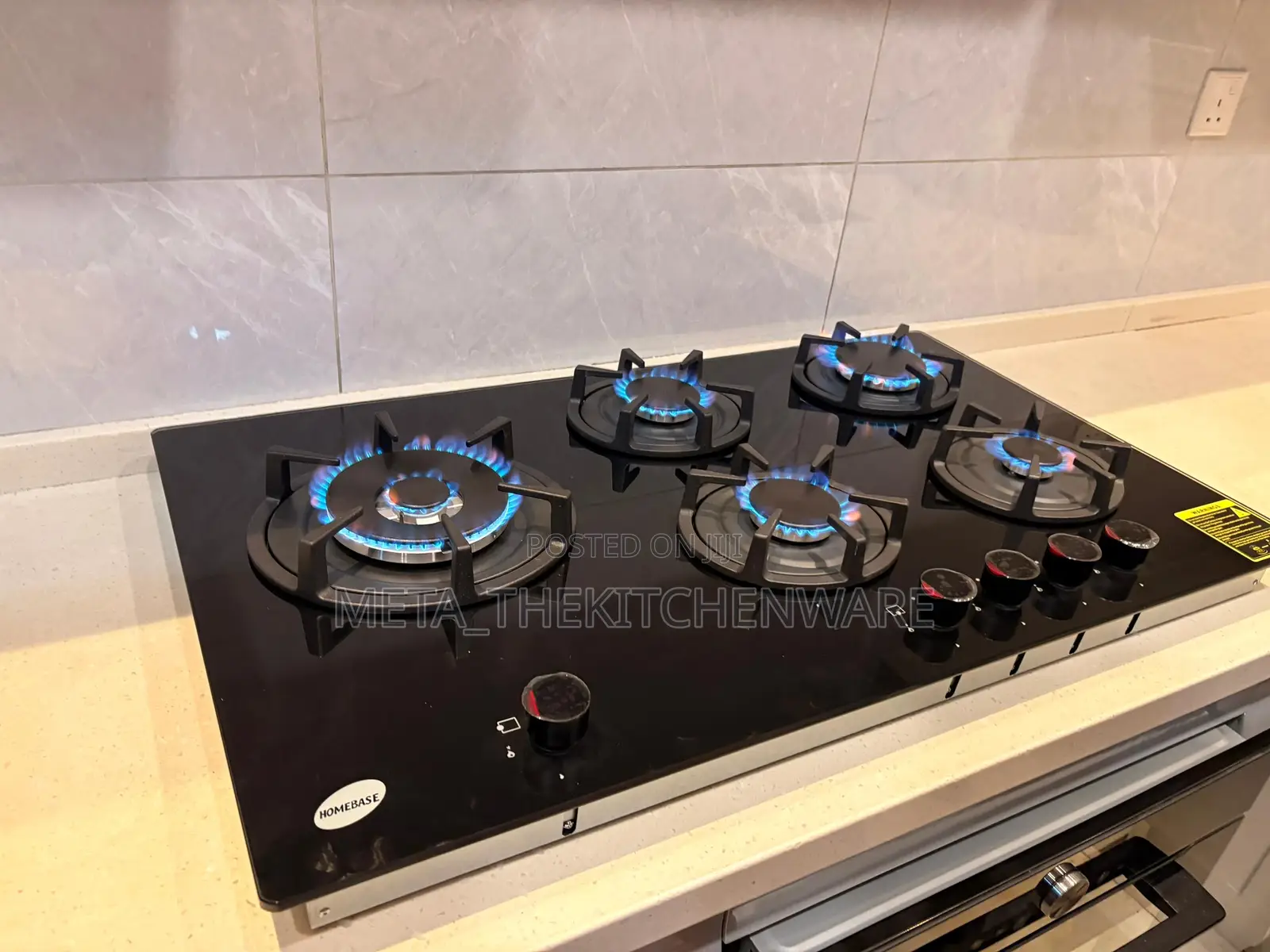 Homebase Cooktop 5 Gas Plate