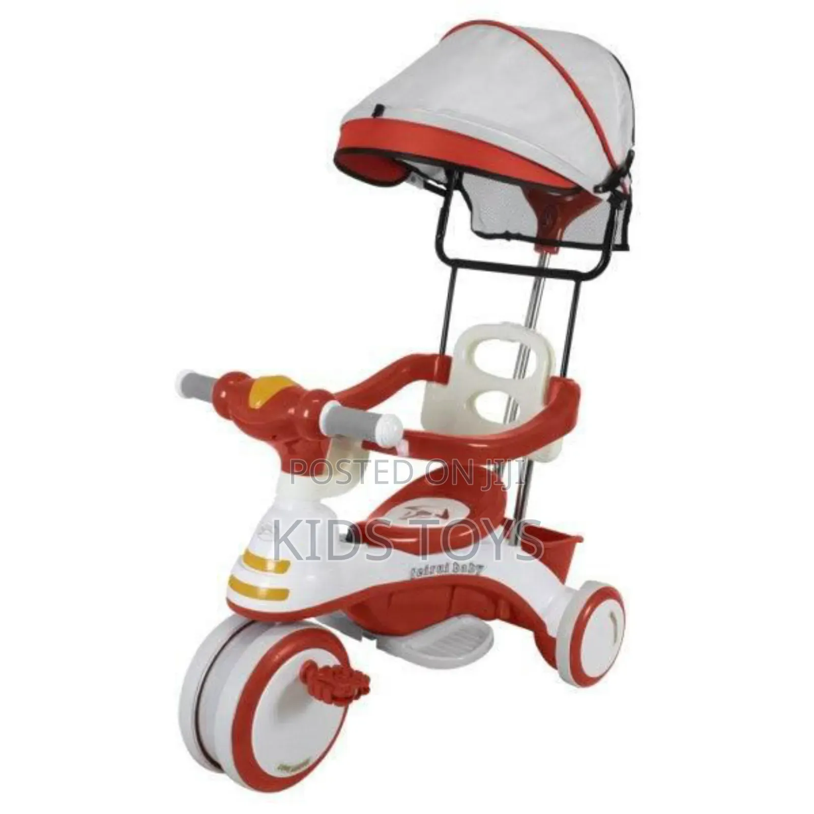 Baby Tricycle With Canopy and Parent Push Handle