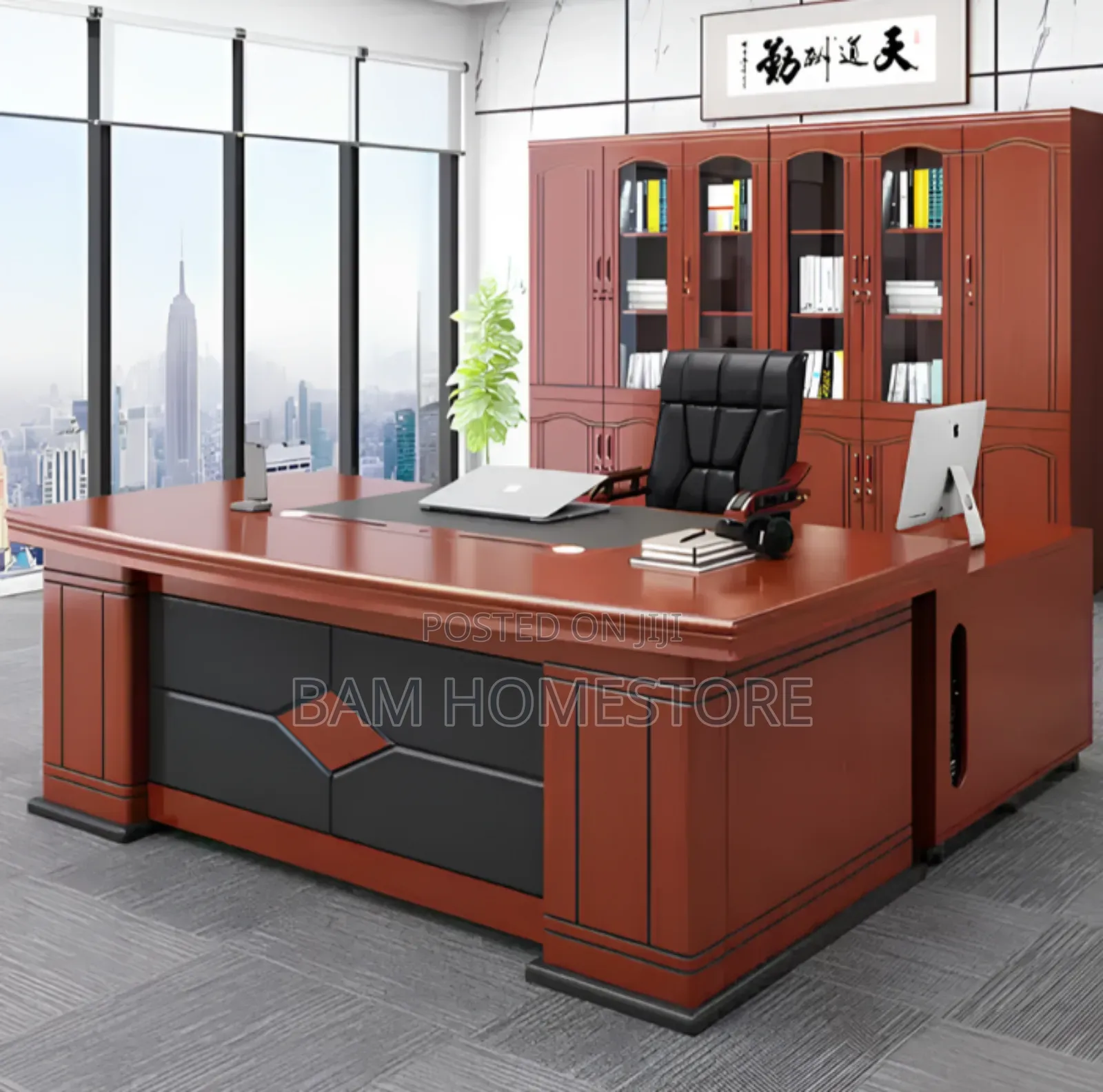 Professional Executive Office Desk With Cabinet(160cm)