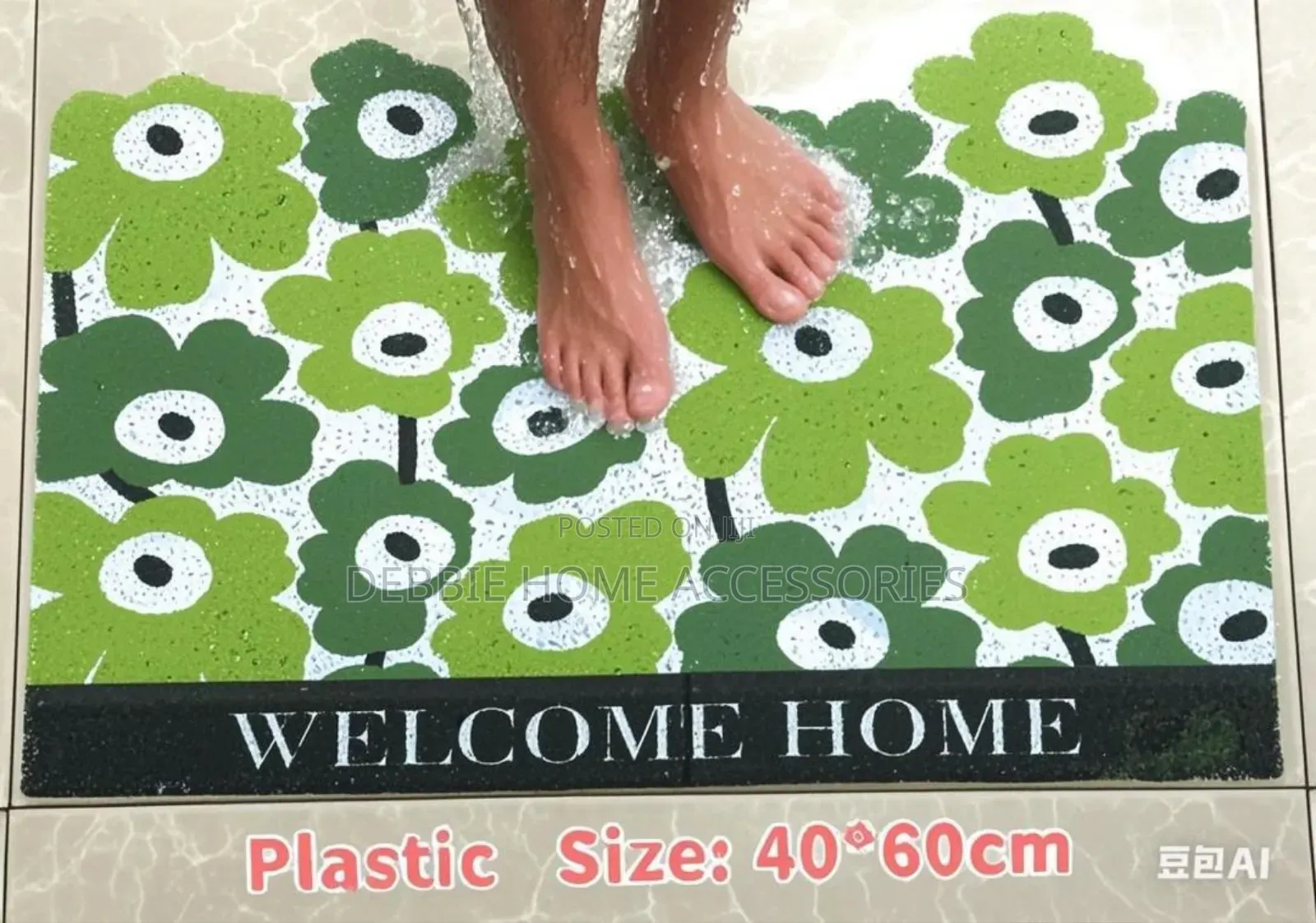 Welcome Home Doormat (Plastic Size 40*60cm)