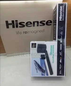 Hisense Soundbar 580w Ax5100q Channel 5.1 Dolby Atmos Wireless.