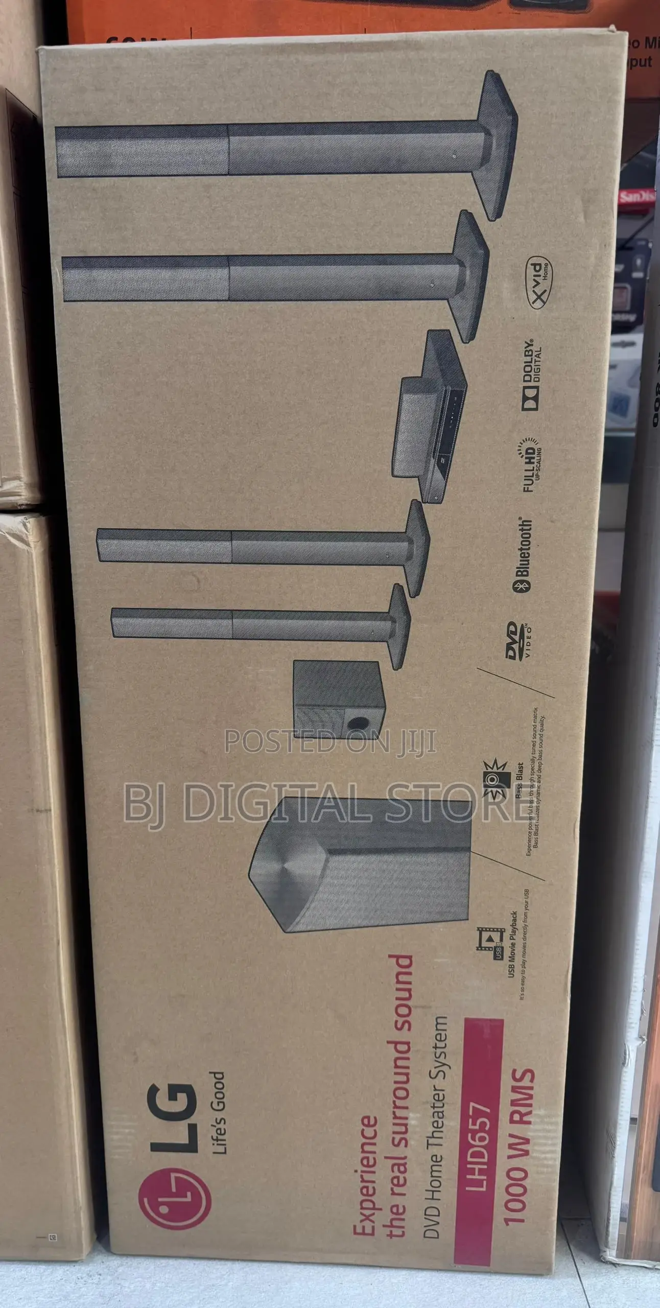 Lg Lhd657 5.1-Channel Region-Free DVD Home Theater System