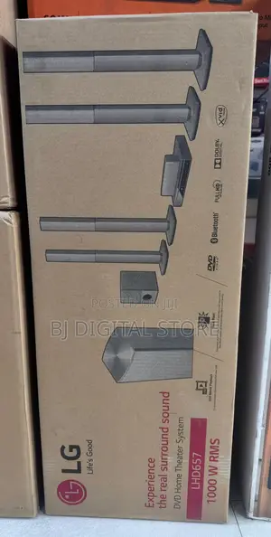 Lg Lhd657 5.1-Channel Region-Free DVD Home Theater System
