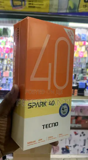 New Tecno Spark 40 128 GB Black