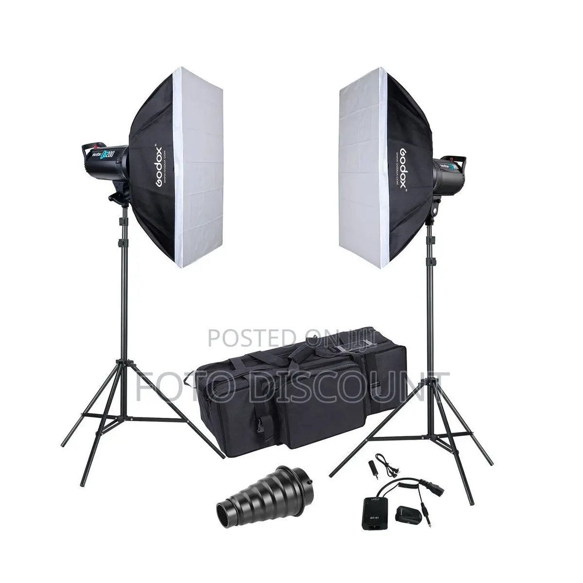 Godox Sk400ii-v Studio Flash Monolight (2-Light Kit)
