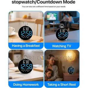 Digital Alarm Clock, With Timer, Date and Snooze Function New Design