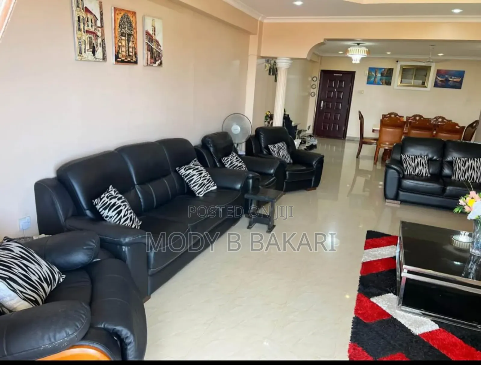 Furnished 3bdrm Apartment in Upanga East for rent