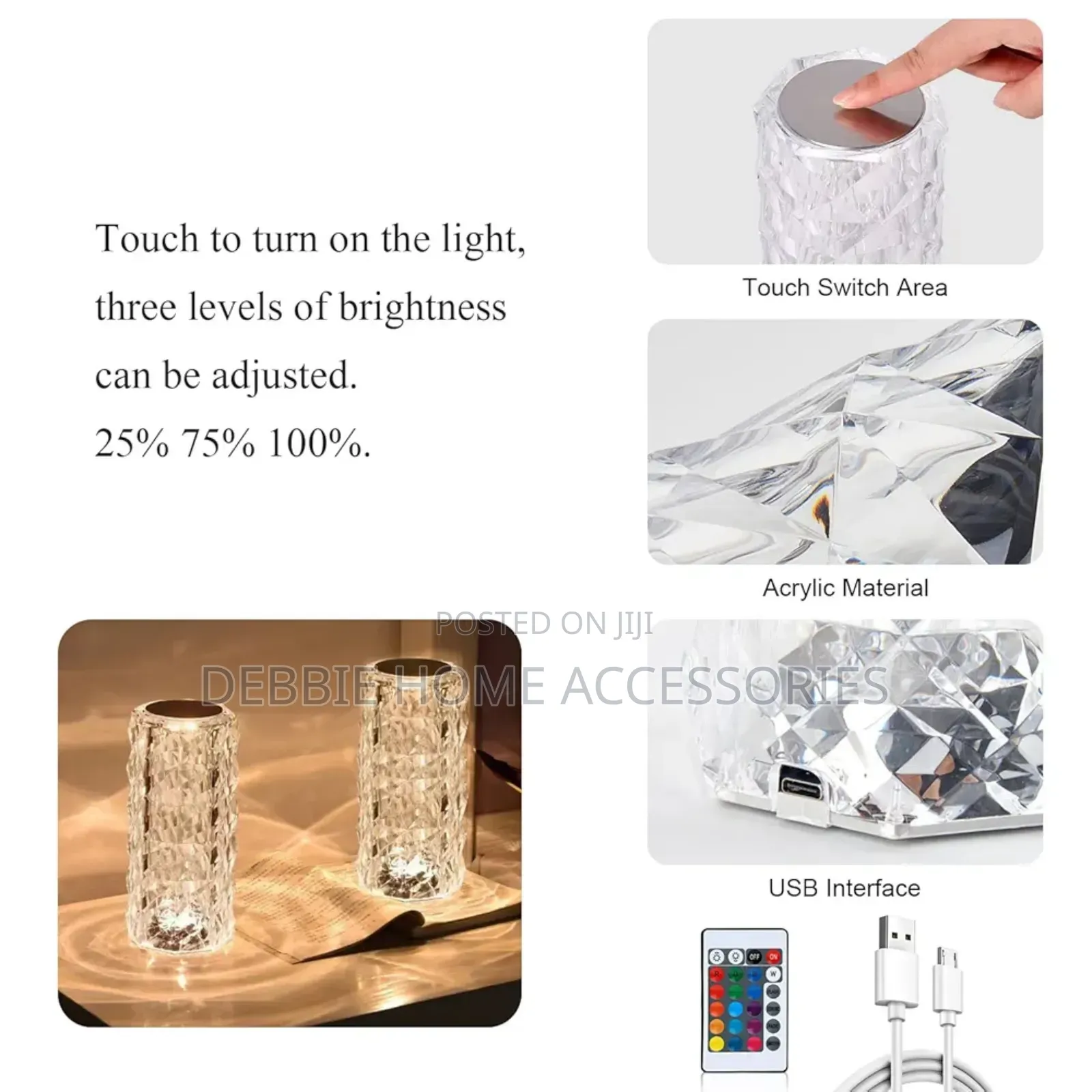 Crystal Table Lamp