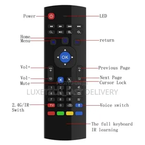 3 in 1 Universal Remote for Android Tv Boxes, Smart Tvs, and Laptops