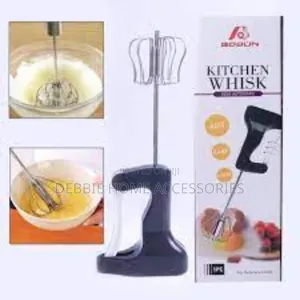 Manual Hand Blender (Kitchen Whisk )With Plastic Handle Multi Color