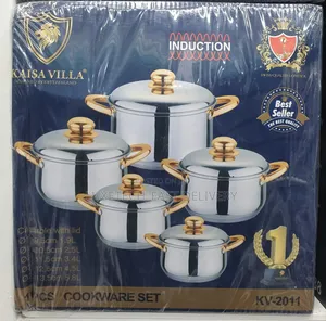 Kaisa Villa Stainless Steel Cookware 5pc - Induction Compatible