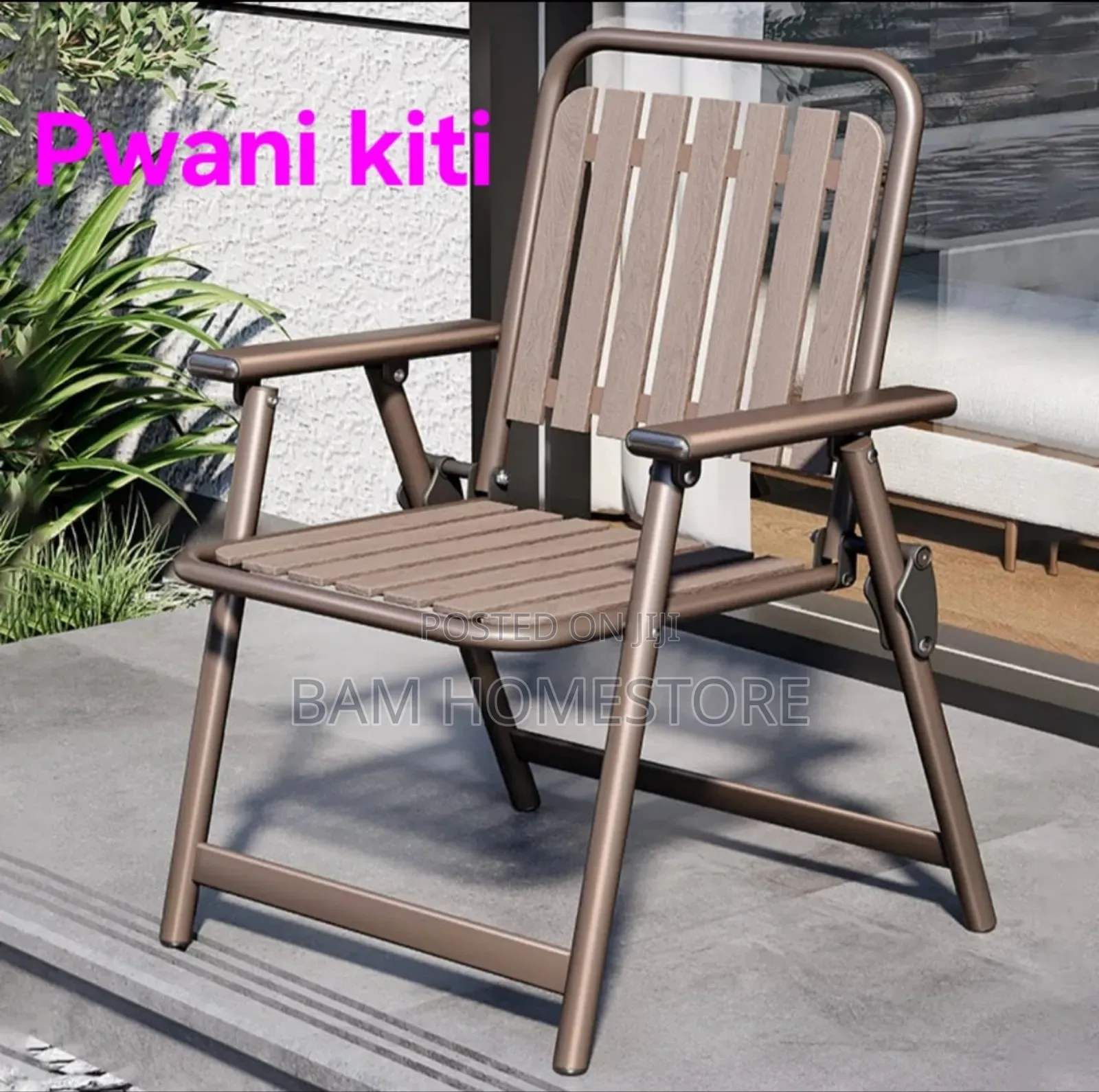 Portable Folding Chair With Armrests