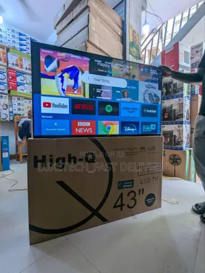 High-Q 43-Inches Smart Tv Full Hd Crystal Clear Display