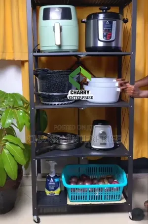 Metal Multipurpose Storage Rack for Kitchen Organizer, Office,Home Etc