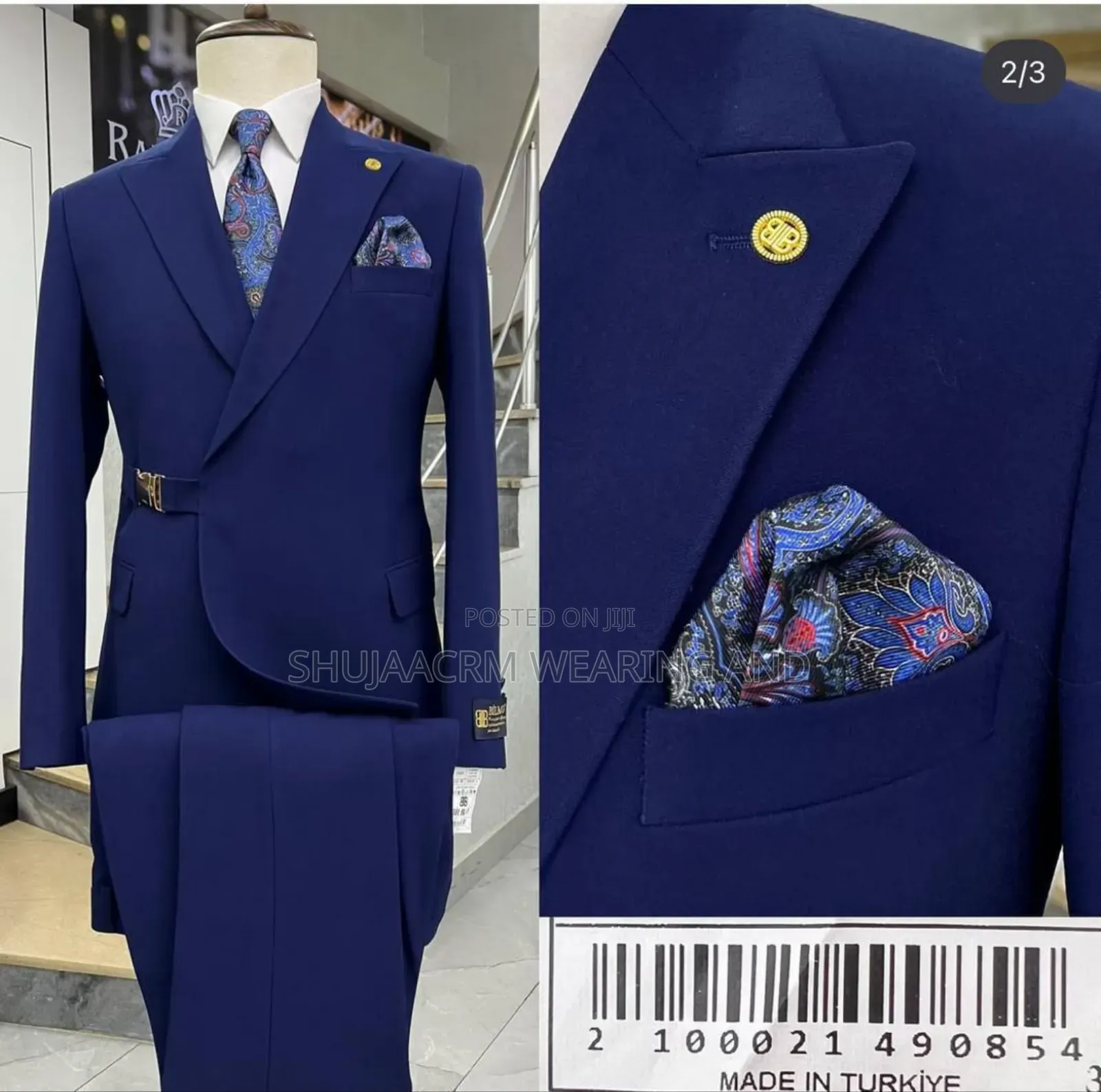 Multi Double Breasted Suit