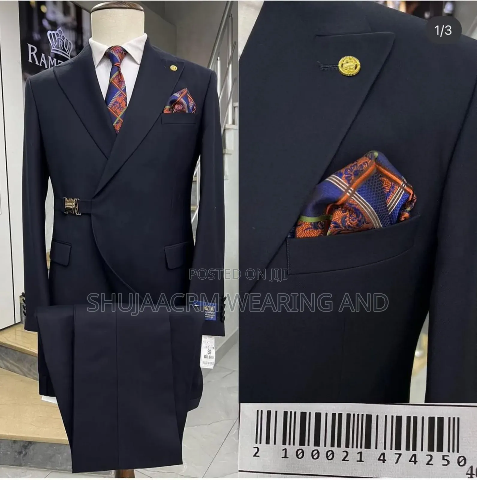 Multi Double Breasted Suit