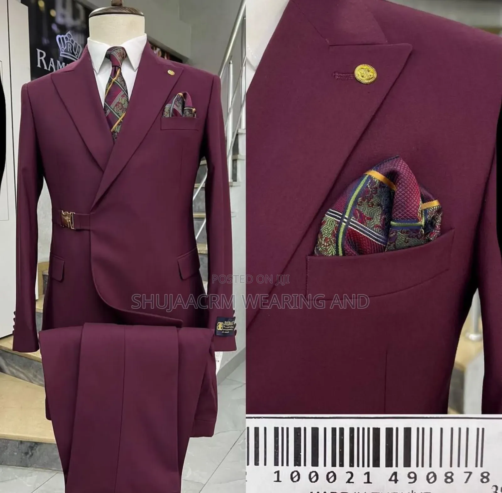 Multi Double Breasted Suit