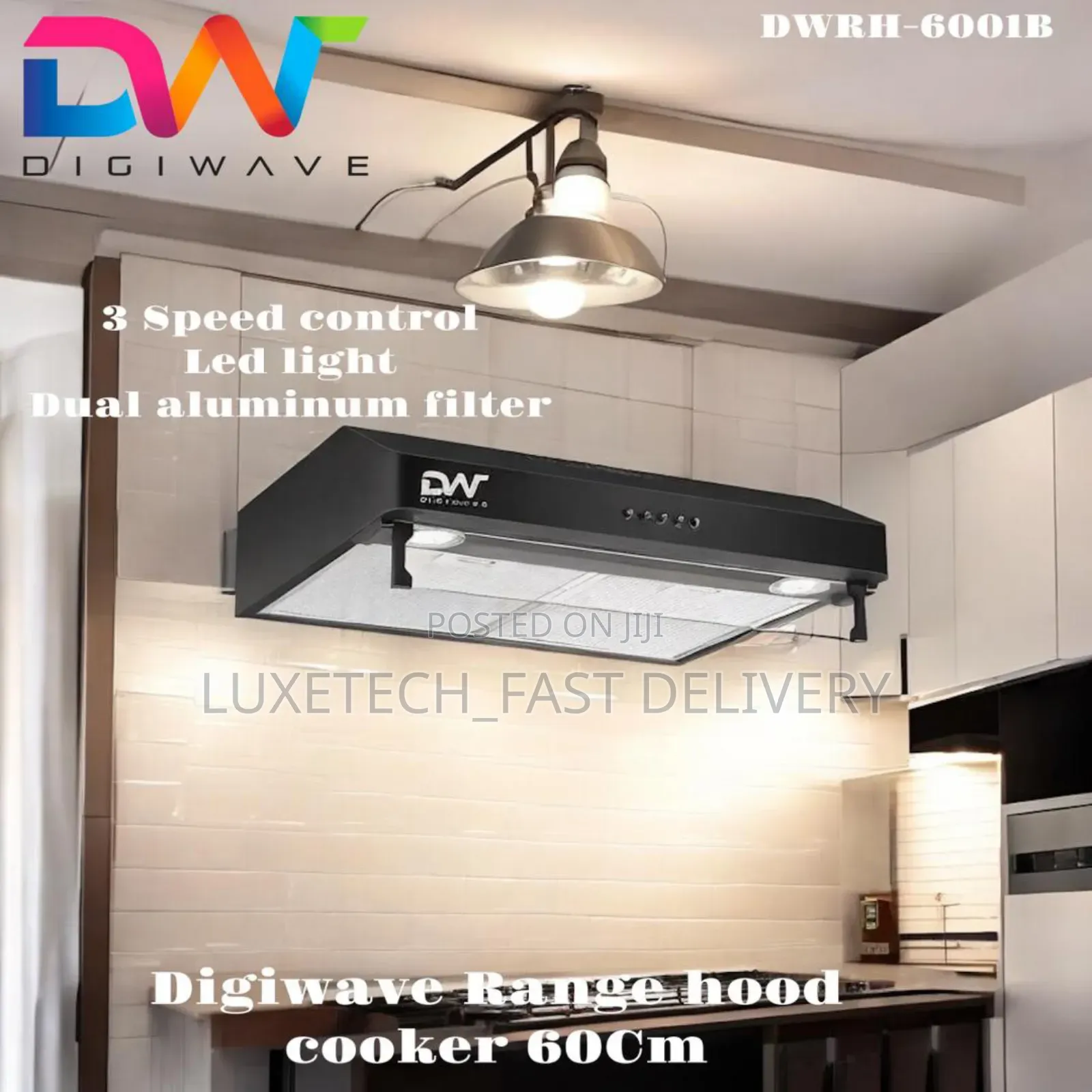 Digiwave Range Hood Cooker 60cm