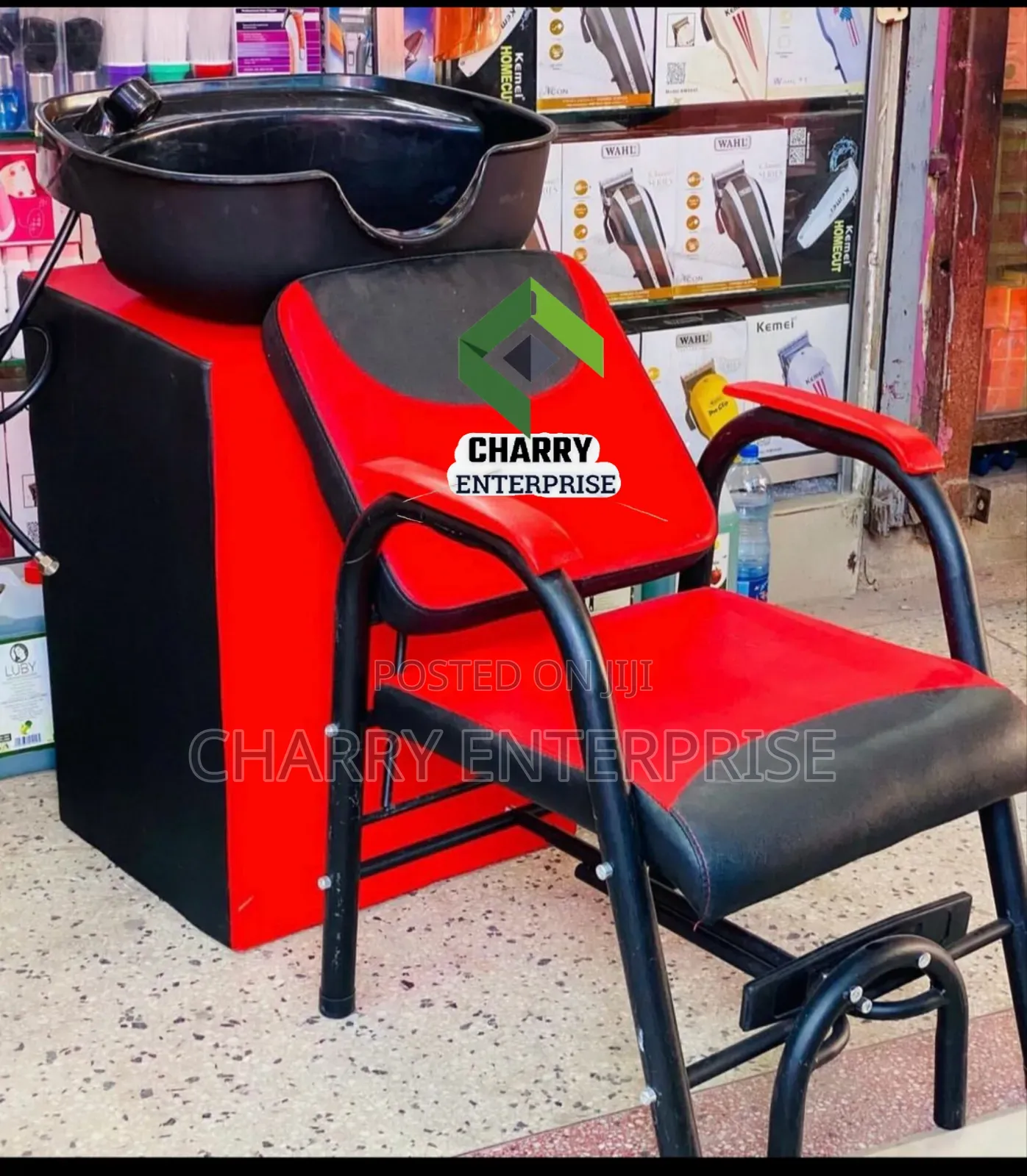 Salon Full Set Hair Wash Sink With Chair/ Shampoo Chair