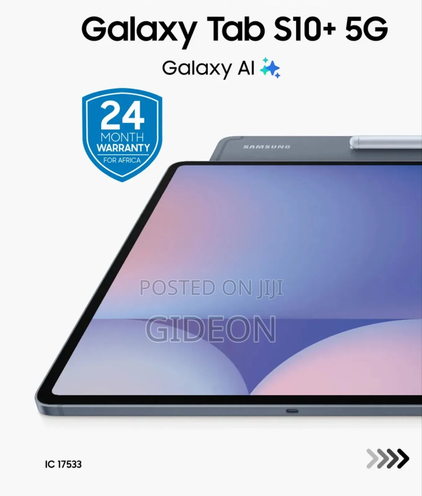 New Samsung Galaxy Tab S10+ 5G 512 GB Blue