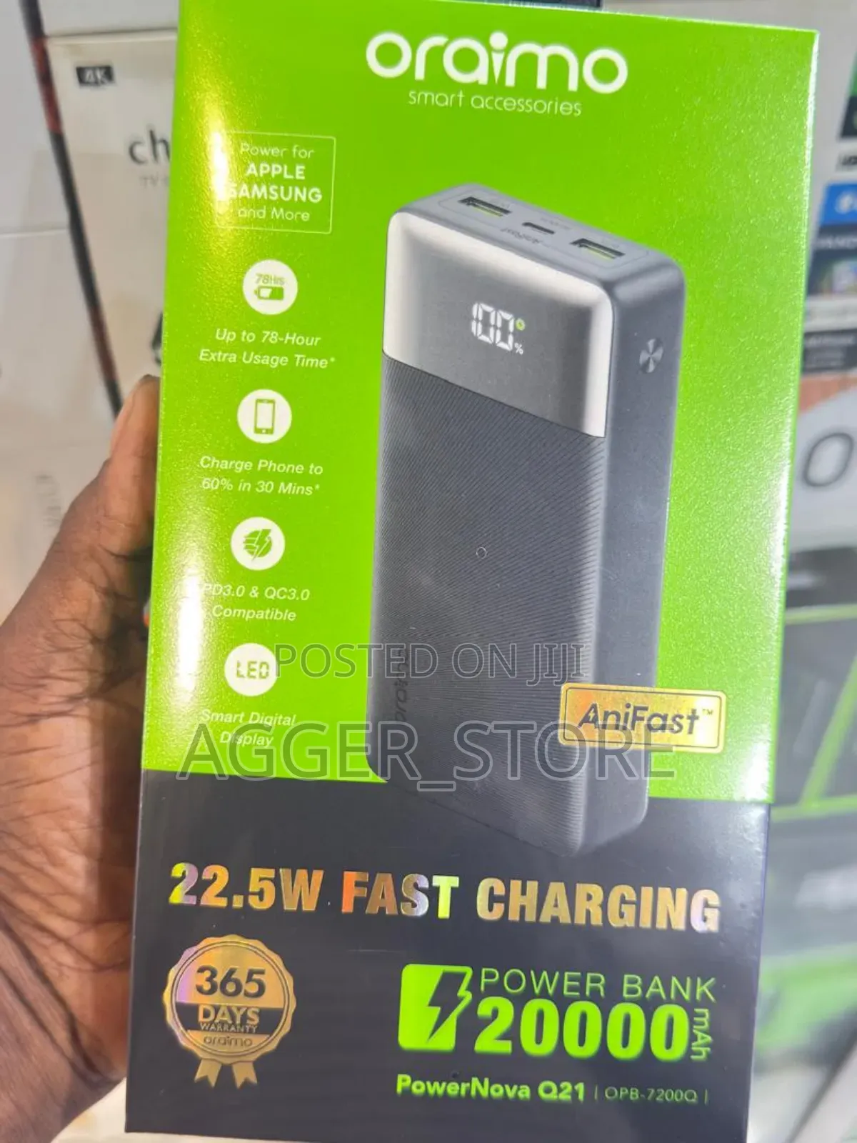 Oraimo Powernova Q21 Original Powerbank New 20000mah