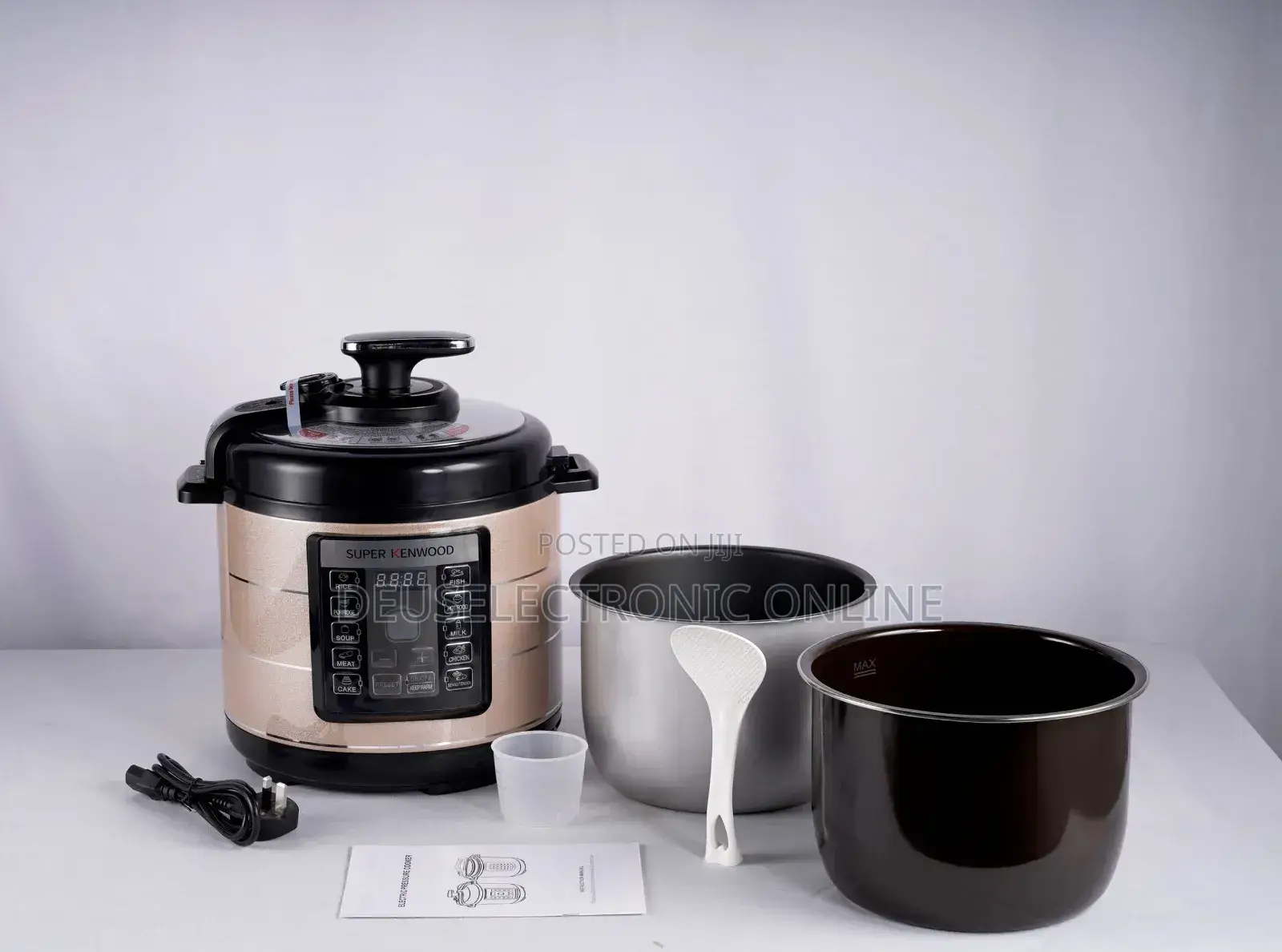 Electric Pressure Cooker 6l (Gold)
Sufuria 2
