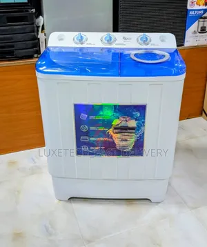 Roch Washing Machine 7kg - Mashine Ya Kufulia Na Kukamua Kilo 7
