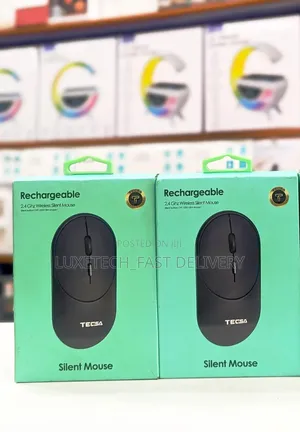 Tecsa Rechargeable 2.4 GHZ Wireless Silent Mouse