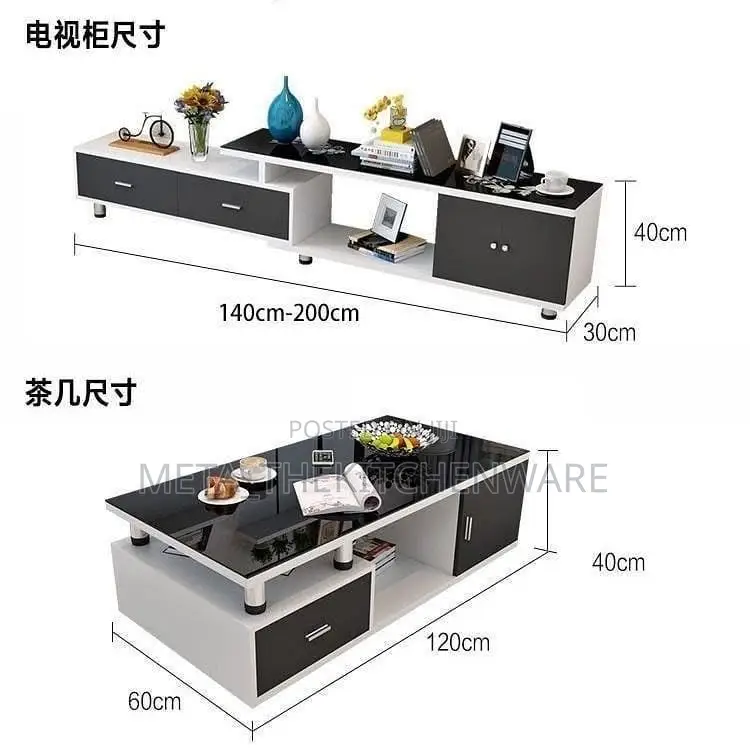 Moden Tv Showcase With Coffee Table