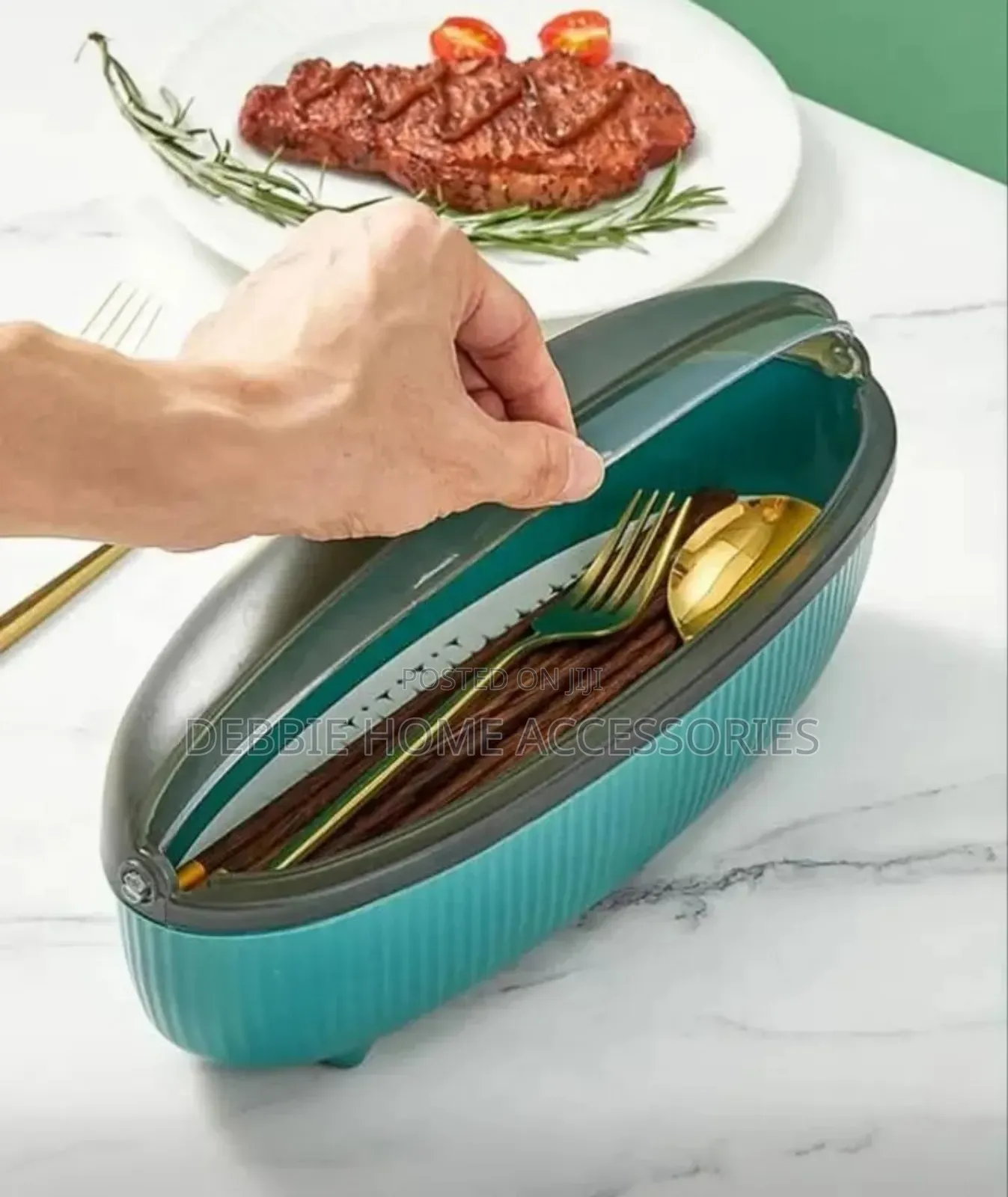 Transparent Storage Box For Spoon/Fork/Chopsticks