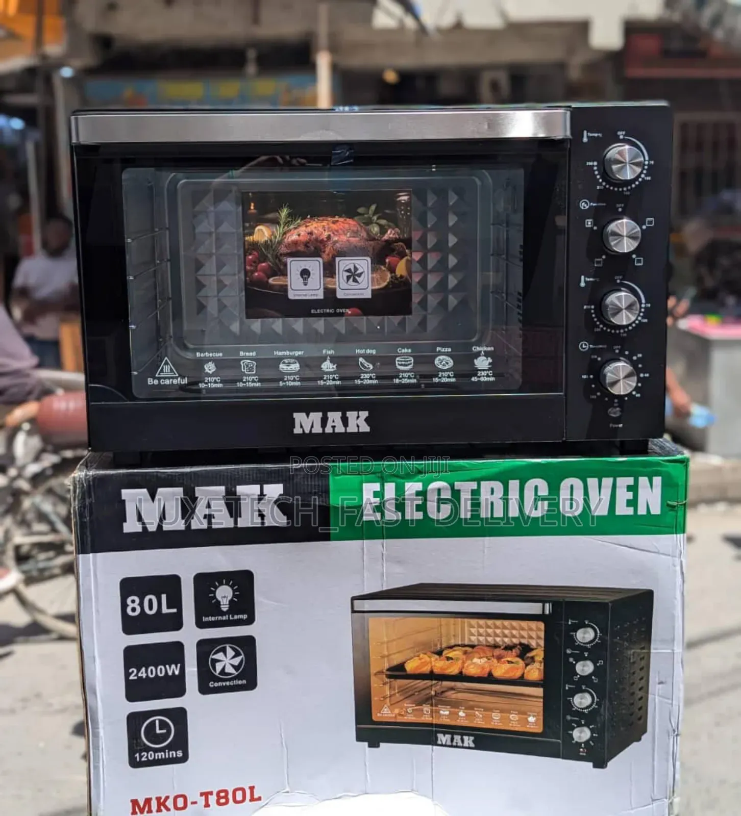 Mak Electric Oven 80 Litres