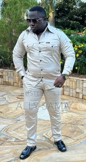 Mens Dress Full Plain Shirt Doable Pocket