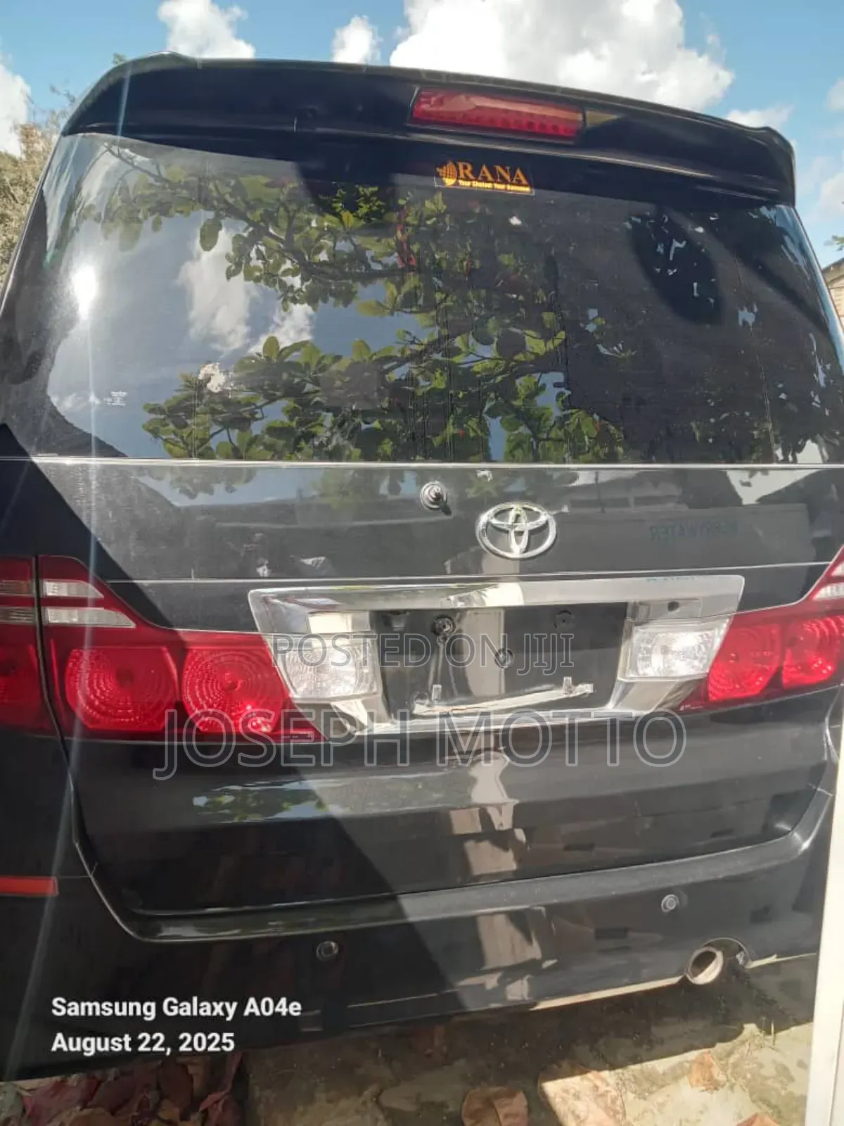 Toyota Alphard 2.4 Petrol AWD 2007 Black