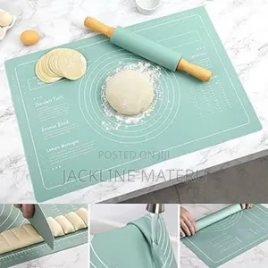 Silcon Baking Mat With Rolling Pin