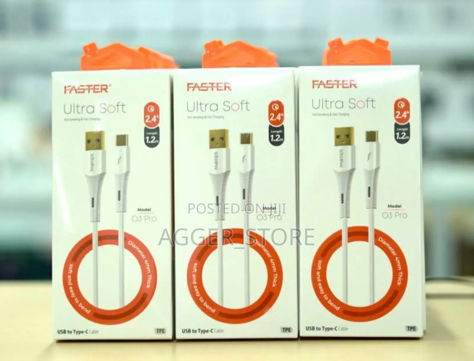 Faster 03 Cable •Usb to iPhone •Usb to Type C