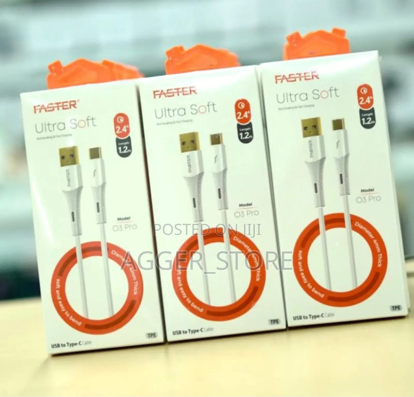Faster 03 Cable •Usb to iPhone •Usb to Type C