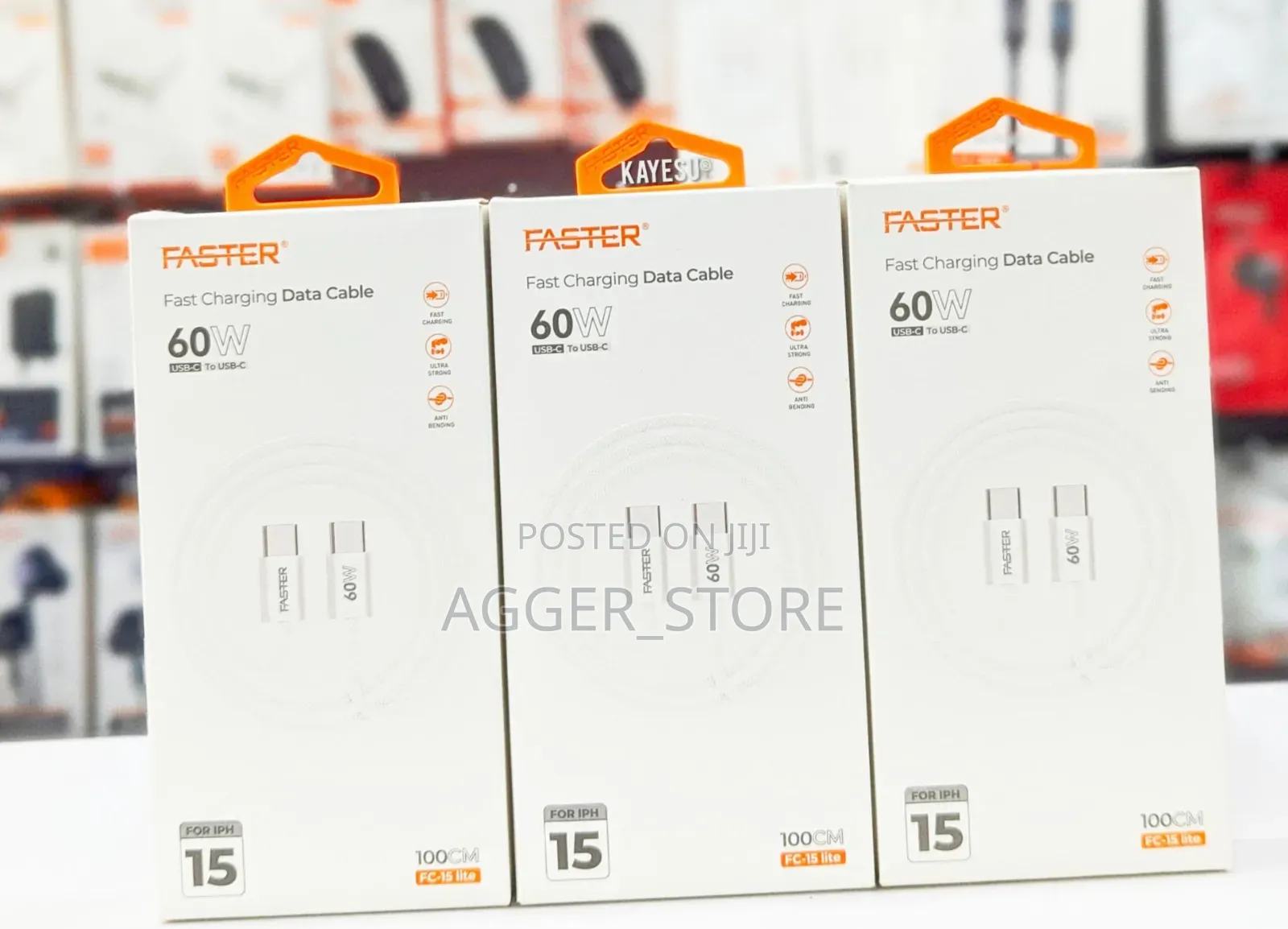 60w iPhone 15 Cable *Type C - Type C 2gen Cable.* *60w*