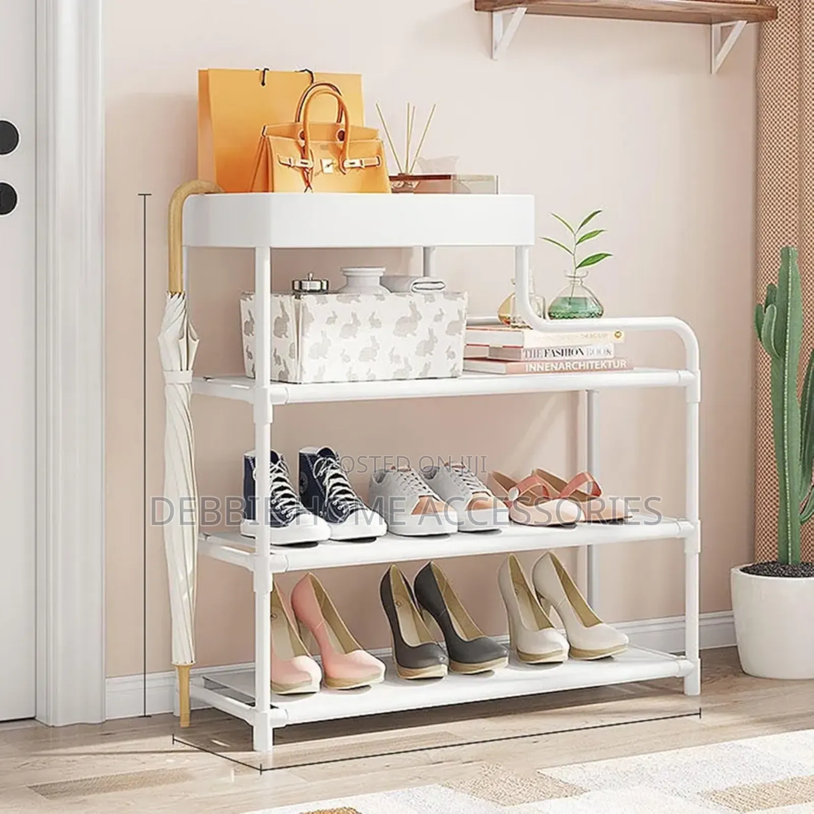 Multi-Level Storage Shoe Rack. 
3 in 1