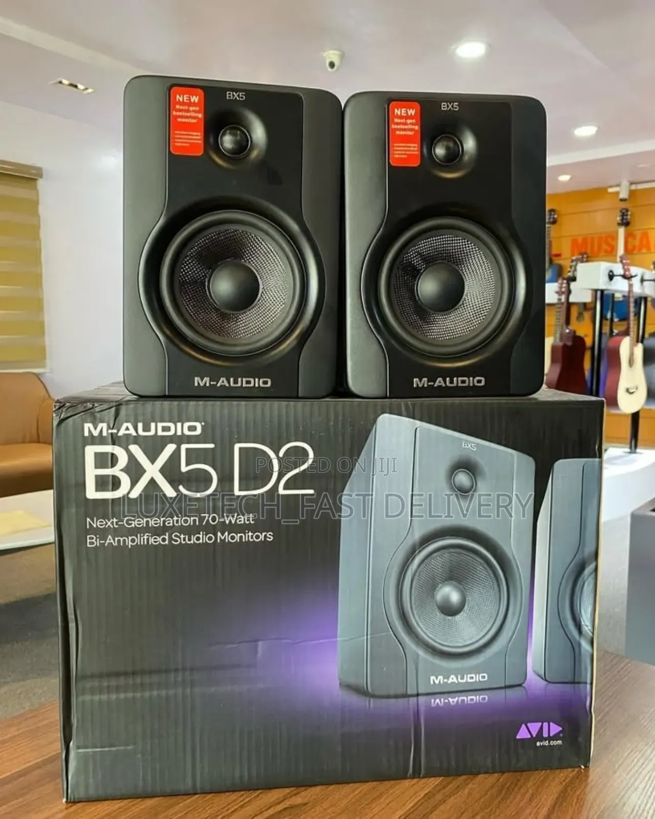 M-Audio Bx5 D2 Next-Generation 70w Studio Monitors Speaker