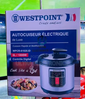 Original Westpoint Pressure Cooker 6l Digital Control With 1000w