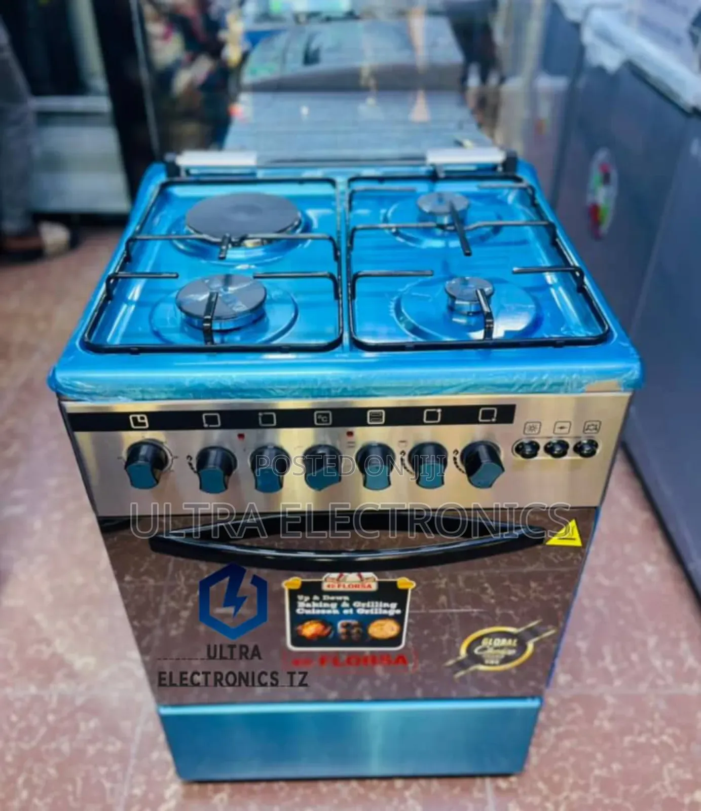 Best Quality Florsa Cooker 3gas +1electric + Electric Oven 60*60cm